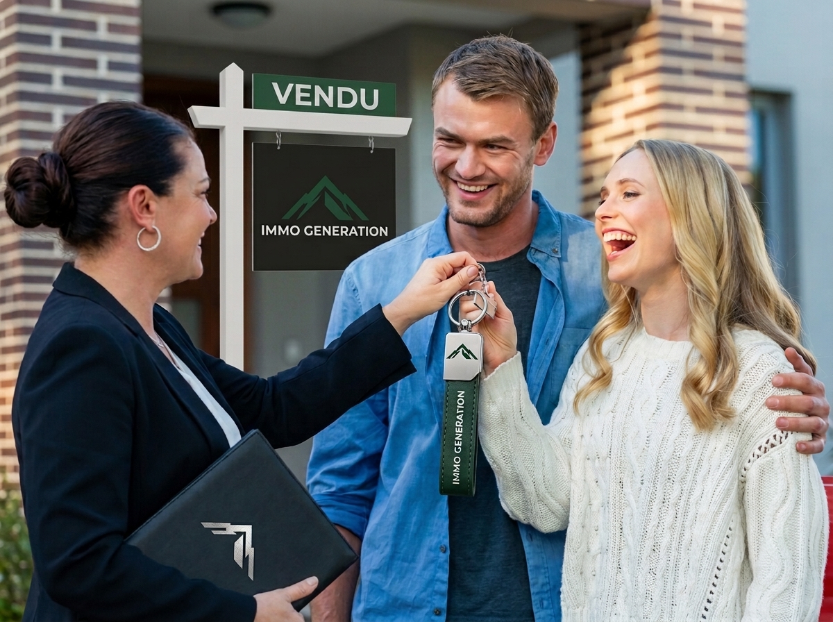 Client satisfait après une transaction immobilière, Immo Generation